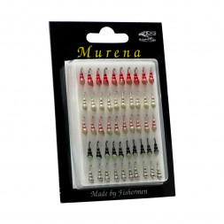 Мормышка особая муравей с ушком диам. 4/2 с фосф. пяткой набор уп.50шт