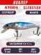 Воблер KYODA Globefish Minnow-77SP, длина 7,7 см, вес 10.0 гр цвет P1242, заглубление 0,8-1,2 м