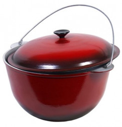 Казан 2л с крышкой эмаль д.185