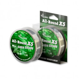 Леска Allvega All-round X5 0.14 100м