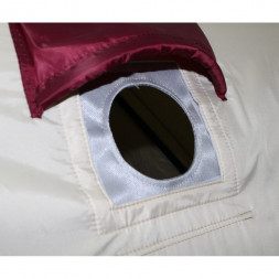 Термостойкая накладка на окно на газоотводную трубу D 100 мм