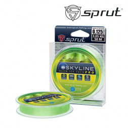 Леска SPRUT Skyline Fluorocarbon Composition IceTech PRO Neon 0.285 50м