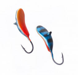 Мормышка вольфрамовая Lumicom Комар Ф5 покраска 400 BL